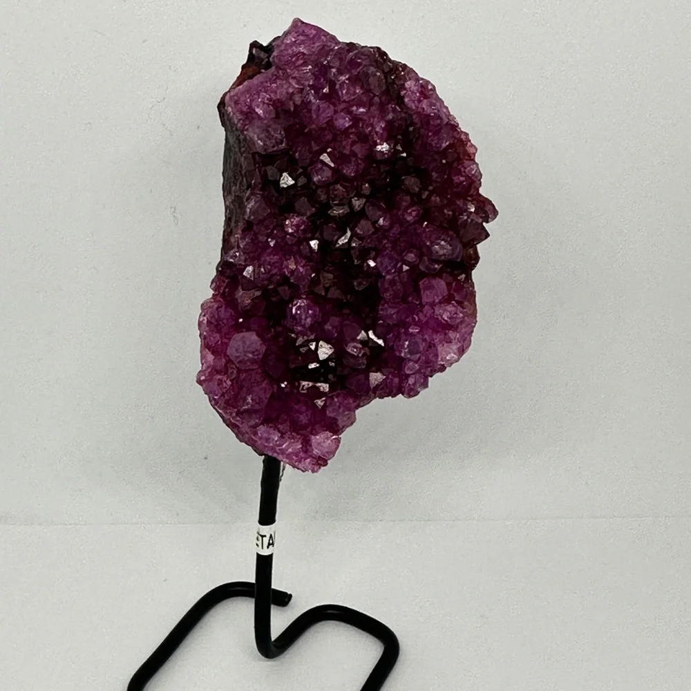 Purple Crystal Cluster on Stand - Picture 1 of 4